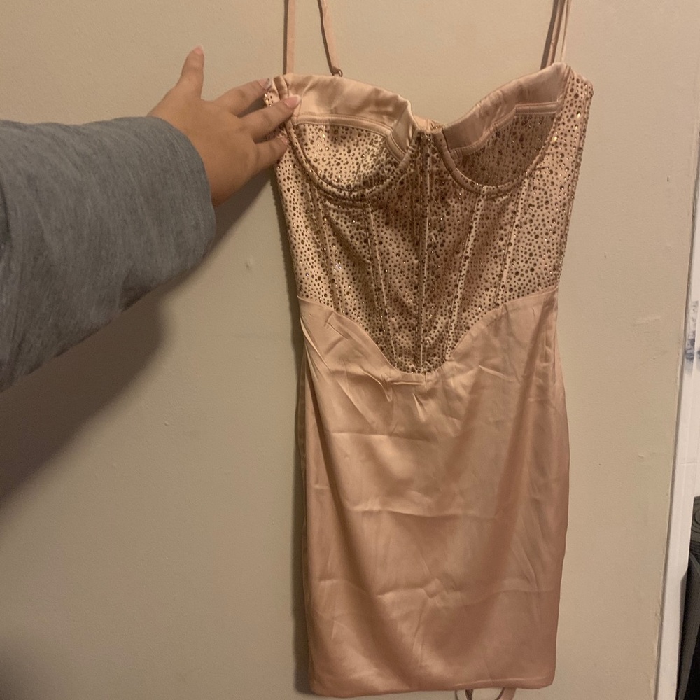 Nursed sparkly dress